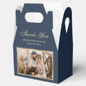 Navy カスタム Blueの写真結婚ありがとう フェイバーボックス (オープン)