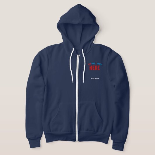 NAVY スタイリッシュ BLUEモダン検証済みブランド パーカ (レイダウン)