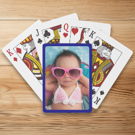 Navy 縁ど for Your Photo トランプ