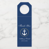 Navy 航海の Blue結婚金ゴールドあり ボトルネックタグ (正面)