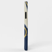Navy and Gilded Flow Case-Mate iPhoneケース (裏面/右)