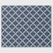 Navy and Silver Graduation Wrapping Paper | 2026 ラッピングペーパー (フラット)