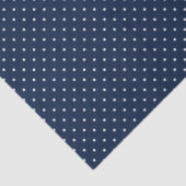 Navy and White Polka Dot Tissue Paper 薄葉紙 (詳細)