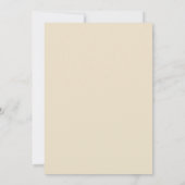 Navy Apricot Painterly Autumn Wedding 招待状 (裏面)