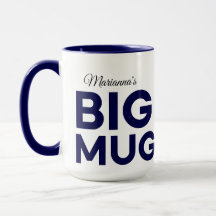 Navy Big Mug | Huge Mug | Script Custom Name