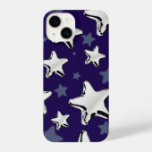 navy bleu phone case iPhoneケース (裏面)