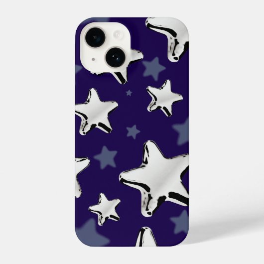 navy bleu phone case iPhoneケース (裏面)