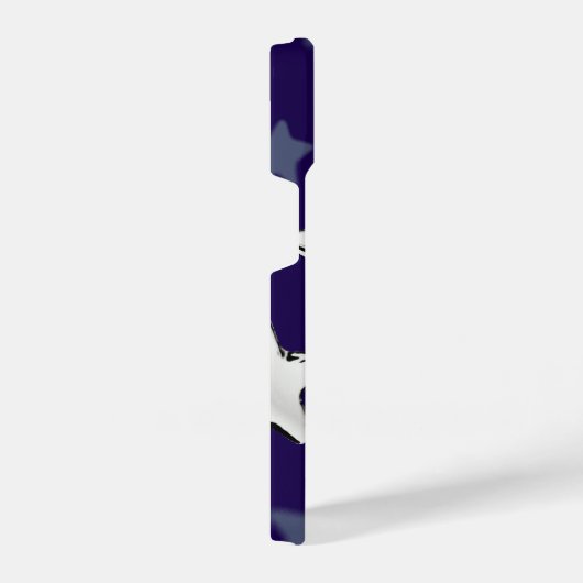 navy bleu phone case iPhoneケース (右側面)