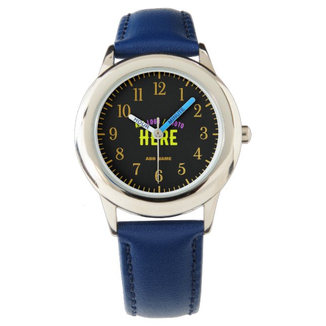 NAVY BLUEスタイリッシュ認定ブユニークランド 腕時計 (正面)