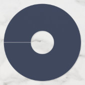 Navy Blue ワイングラスタグ (正面)