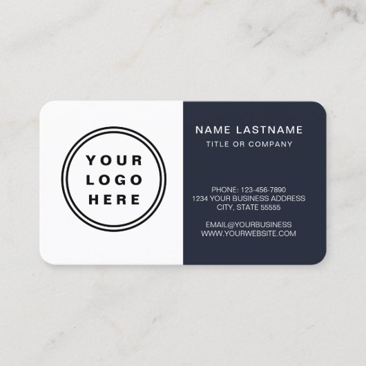 Navy Blue 名刺 (正面)