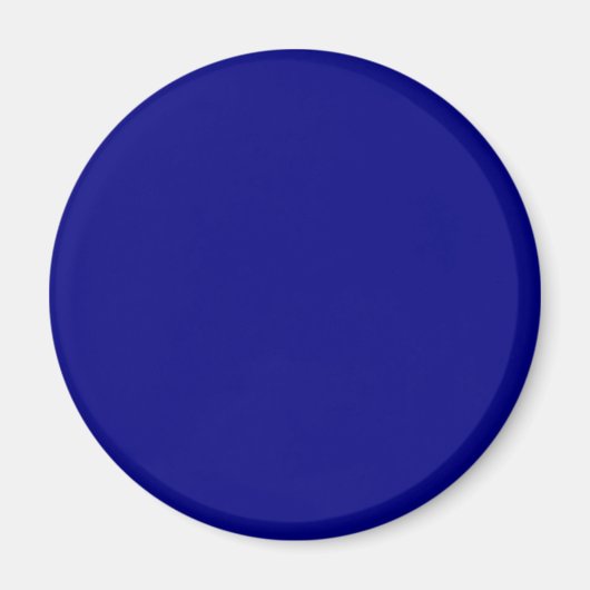 Navy Blue 000080カラー – 名前オプションの追加 マグネット (正面)