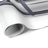 Navy Blue American Football Helmet ラッピングペーパー (ロールコーナー)