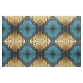 Navy Blue and Gold Modern Boho Seamless Pattern ファブリック (ファットクウォーター)