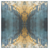 Navy Blue and Gold Modern Boho Seamless Pattern ファブリック (見本)