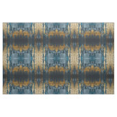 Navy Blue and Gold Modern Boho Seamless Pattern ファブリック (ファットクウォーター)