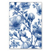 Navy Blue And Silver Wedding  テーブルナンバー (裏面)