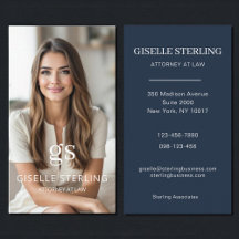 Navy Blue Attorney at Law Photo Professional 