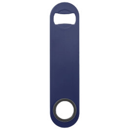 Navy Blue Bottle Opener Custom Text Bar Key Gift スピード栓抜き