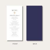 Navy Blue Boy First Communion メニュー