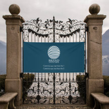 Navy Blue Businessロゴ会社プロモーション