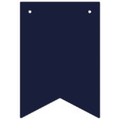 Navy Blue Class Of 2026 Graduation Party バンティングフラッグ (第1の旗)