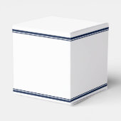 Navy Blue Class of 2026 Graduation Party Small フェイバーボックス (裏面サイド)