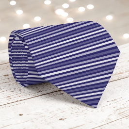 Navy Blue Color Stripes Necktie ネクタイ