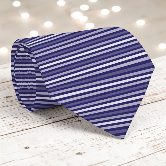 Navy Blue Color Stripes Necktie ネクタイ