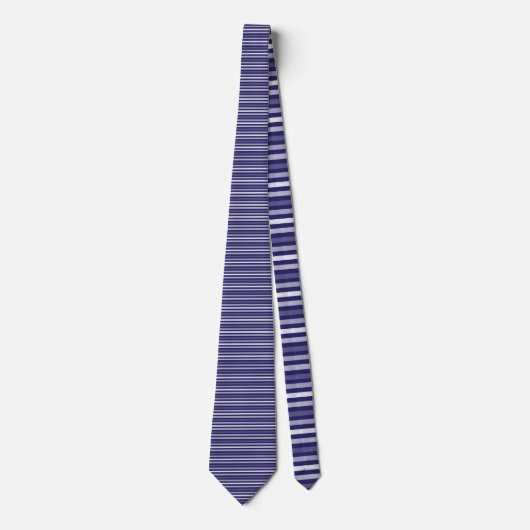 Navy Blue Color Stripes Necktie ネクタイ (正面)