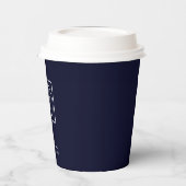 Navy Blue Company Logo | Corporate Brand Identity 紙コップ (左)
