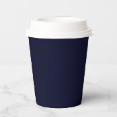 Navy Blue Company Logo | Corporate Brand Identity 紙コップ (裏面)