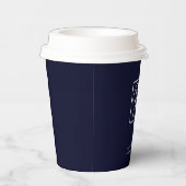 Navy Blue Company Logo | Corporate Brand Identity 紙コップ (右)