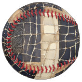 Navy Blue Cream Sand Net ソフトボール (正面左)
