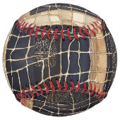 Navy Blue Cream Sand Net ソフトボール (裏面)