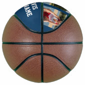 Navy Blue Custom Player Team Sports Personalized バスケットボール (右)