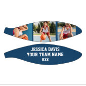 Navy Blue Custom Player Team Sports Personalized  ミニバスケットボール (パネル)