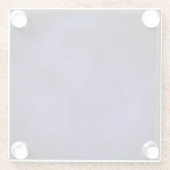 Navy blue Design Coaster ガラスコースター (裏面)