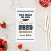 Navy Blue Gold Class of 2026 Graduation Party (インサイチュ)
