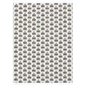 Navy Blue Gold Class of 2026 Graduation Party テーブルクロス (正面)