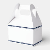 Navy Blue Gold Class of 2026 Graduation Party フェイバーボックス (裏面サイド)