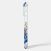 Navy Blue & Liquid Gold Marble Case | iPhone 16 Case-Mate iPhoneケース (裏面 / 左)