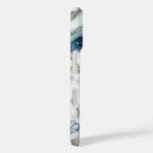 Navy Blue & Liquid Gold Marble Case | iPhone 16 Case-Mate iPhoneケース (裏面 / 右)
