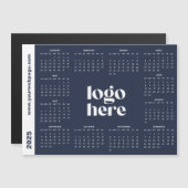 Navy Blue Logo Here 2025カレンダー (正面/裏面)