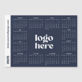 Navy Blue Logo Here 2025カレンダー (正面)