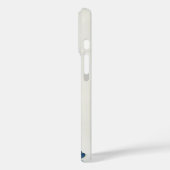 Navy Blue Peonies iPhone Case Case-Mate iPhoneケース (裏面 / 左)