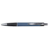 Navy Blue Personalized Name Pen Elegant Style ボールペン (裏面)
