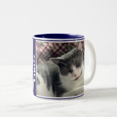 Navy Blue Pet Photos and Names  ツートーンマグカップ (正面右)