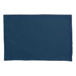Navy Blue Pillowcases – Solid Color Bedroom Pillow 枕カバー