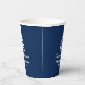 Navy Blue Real Estate Company Customized Realtor 紙コップ (右)